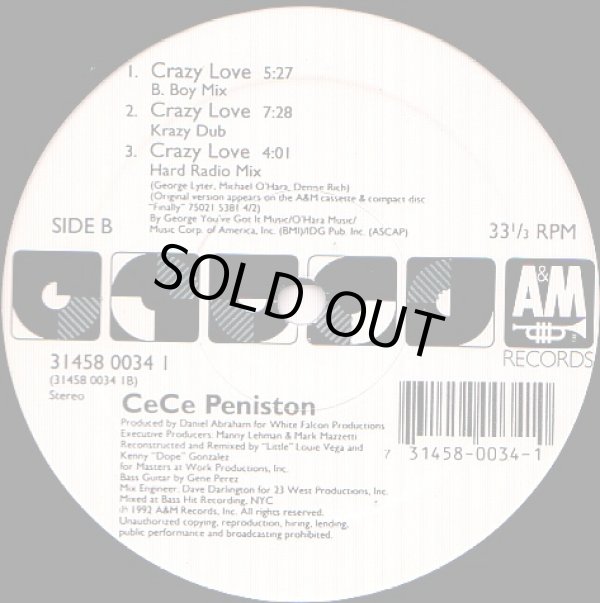 画像2: Ce Ce Peniston - Crazy Love  12"
