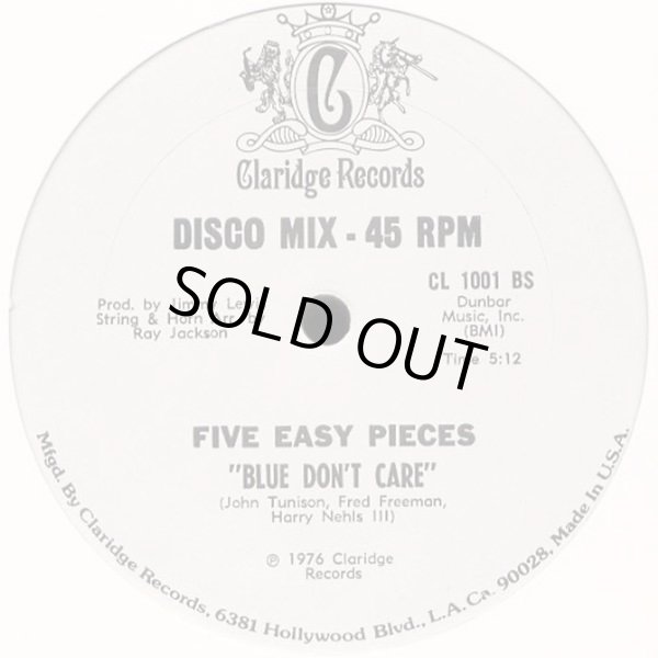 画像2: Five Easy Pieces - Too Hot To Stop/Blue Don't Care  12"