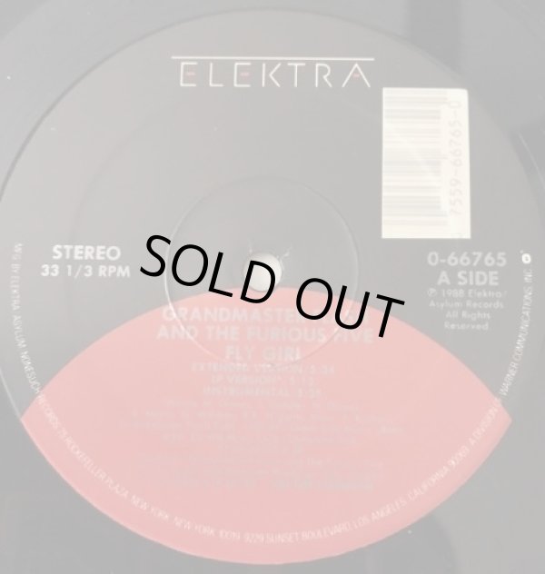 画像1: Grandmaster Flash & The Furious Five - Fly Girl/Cold In Effect  12"