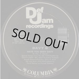画像: Davy D - Have You Seen Davy/Keep Your Distance/Get Busy  12"