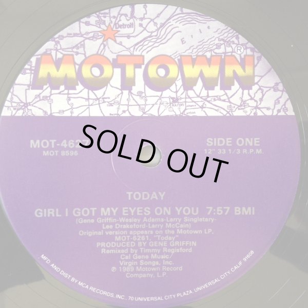 画像2: Today - Girl I Got My Eyes On You 12"
