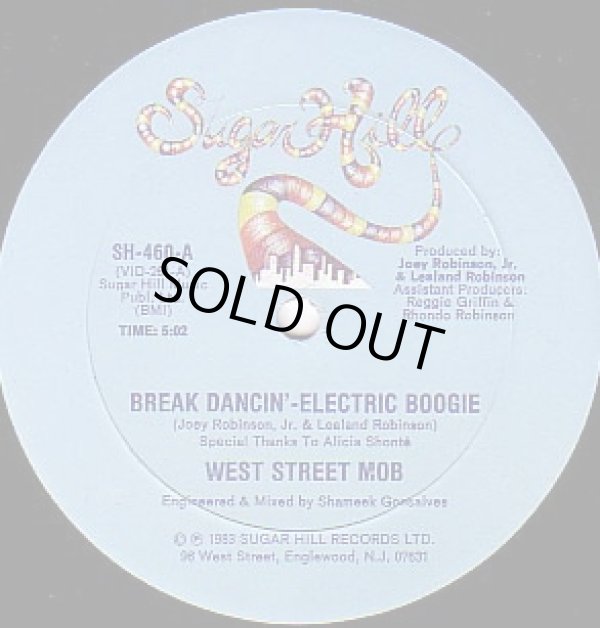 画像1: West Street Mob - Break Dance-Electric Boogie/Let Your Mind Be Free  12"