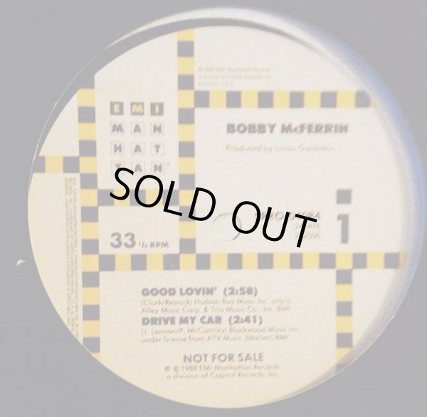 画像1: Bobby McFerrin - Good Lovin'/Drive My Car/Don't Worry, Be Happy (4:48)  12"