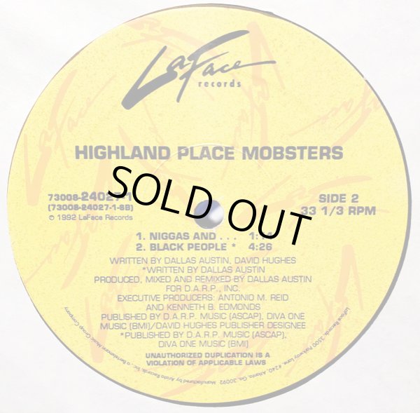 画像2: Highland Place Mobsters - Let's Get Naked/Niggas And…/Black People  12" 