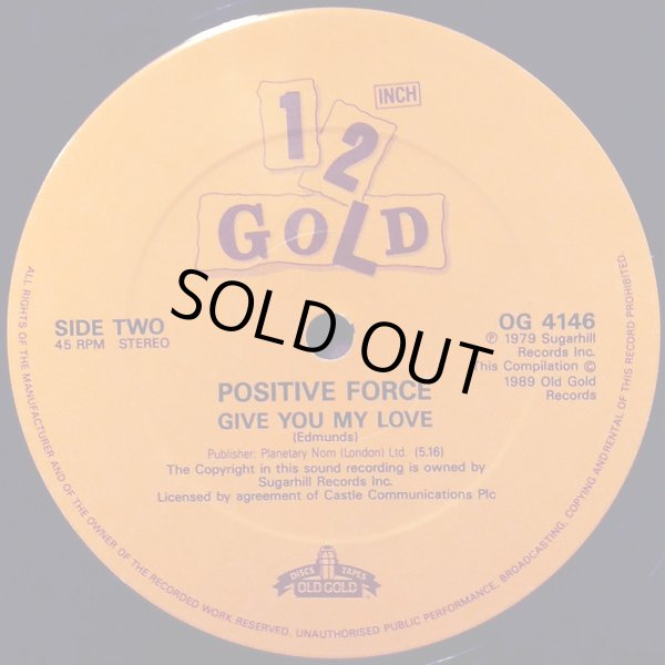画像2: Positive Force - We Got The Funk/Give You My Love 12" 