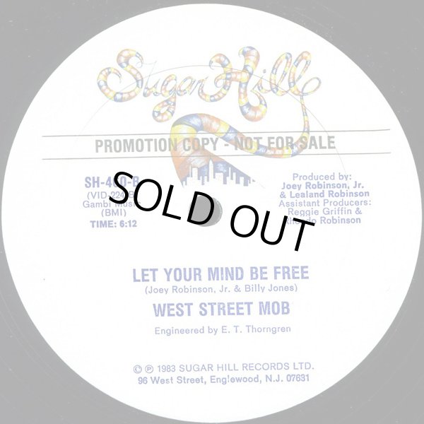 画像2: West Street Mob - Break Dance-Electric Boogie/Let Your Mind Be Free  12"