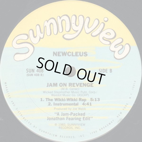 画像2: Newcleus - Jam On Revenge (The Wikki-Wikki Song)   12"