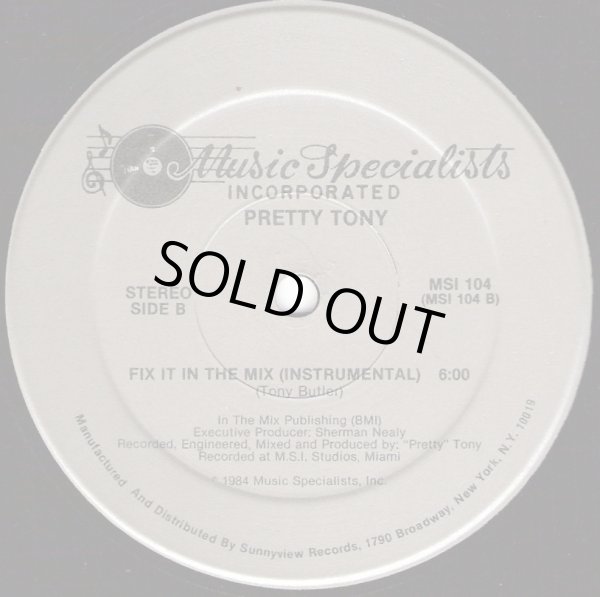 画像2: Pretty Tony - Fix It In The Mix  12"