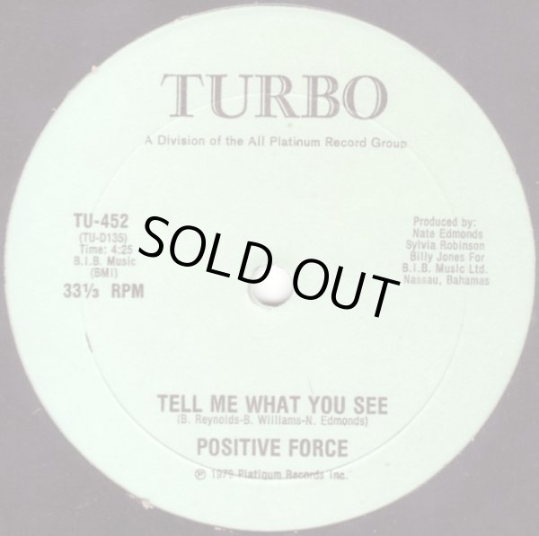 画像2: Positive Force - We Got The Funk/Tell Me What You See 12" 