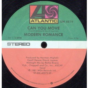 画像: Modern Romance - Can You Move 12"