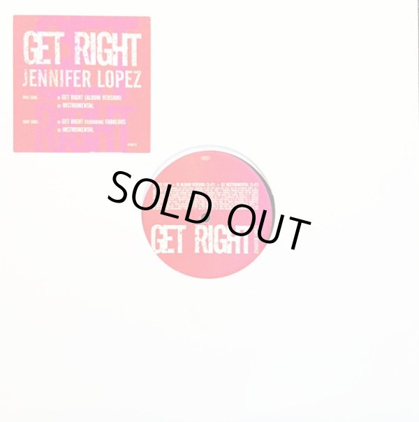 画像1: Jennifer Lopez - Get Right  12"X2