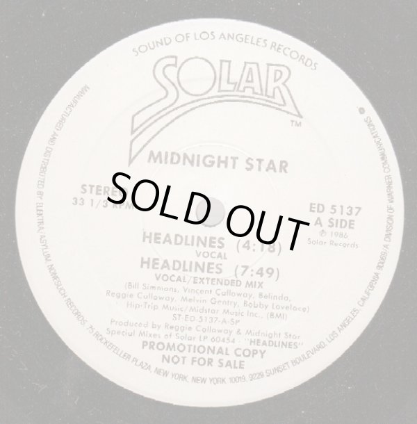 画像1: Midnight Star - Headlines 12"