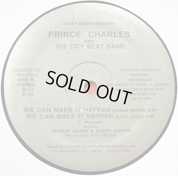 画像2: Prince Charles And The City Beat Band - We Can Make It Happen  12" 