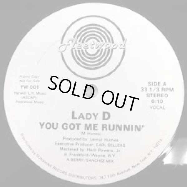 画像1: Lady D - You Got Me Runnin'  12"
