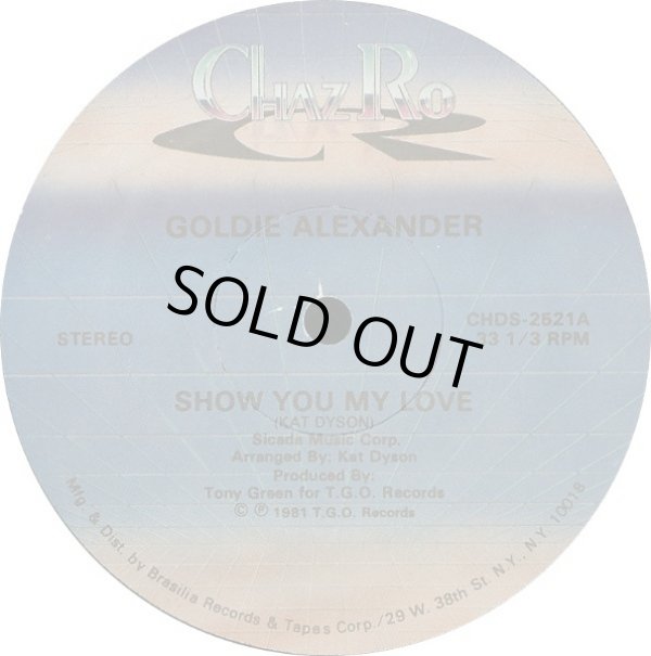 画像1: Goldie Alexander - Show You My Love/Go Back 12"  