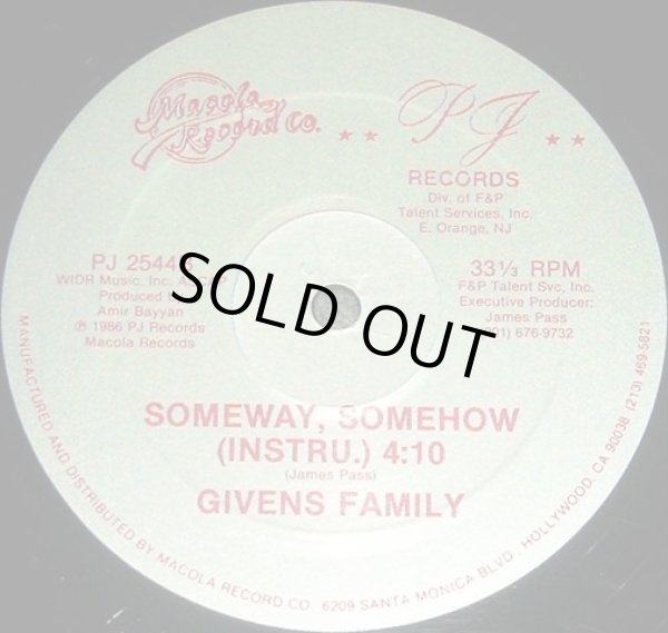 画像2: The Givens Family - Someway, Somehow  12" 