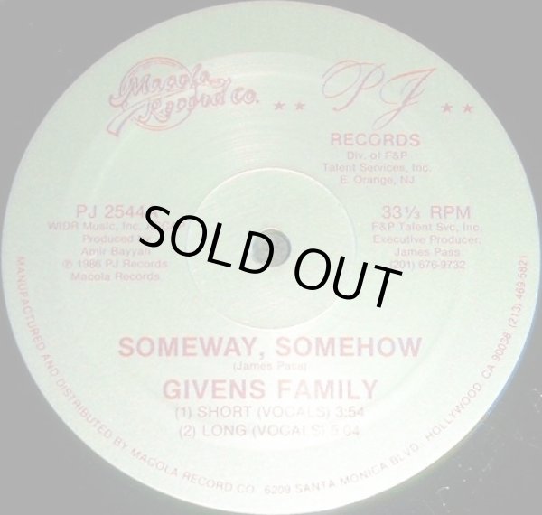 画像1: The Givens Family - Someway, Somehow  12" 