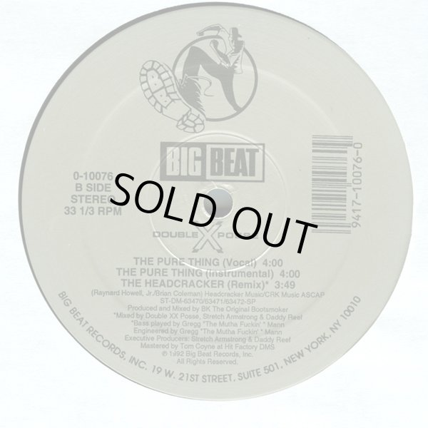 画像2: Double XX Posse - Not Gonna Be Able To Do It/The Pure Thing/The Headcracker  12"