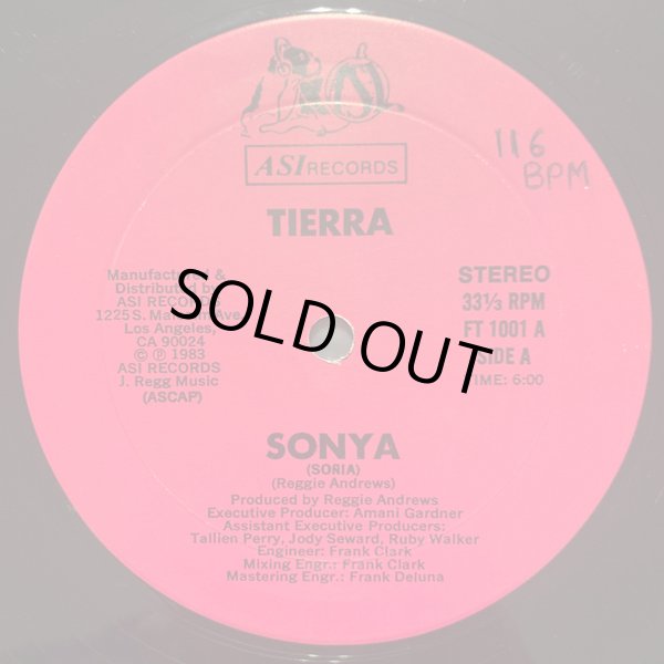 画像1: Tierra - Sonya/Body Heat 12"