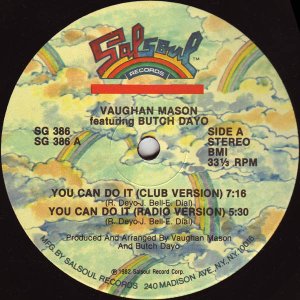 画像: Vaughan Mason featuring Butch Dayo - You Can Do It  12"