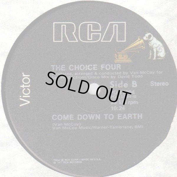 画像2: The Choice Four - Two Different Worlds/Come Down To Earth  12"