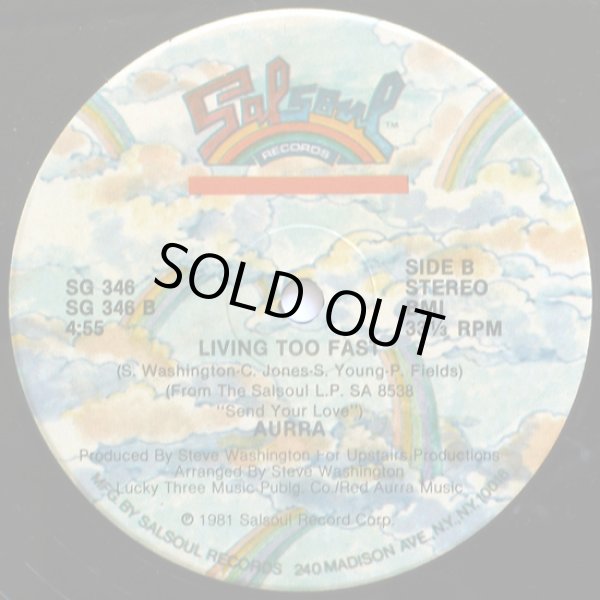 画像2: Aurra - Are You Single/Living Too Fast  12"