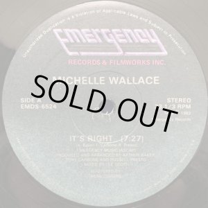 画像: Michelle Wallace - It's Right/Tee's Right 12"
