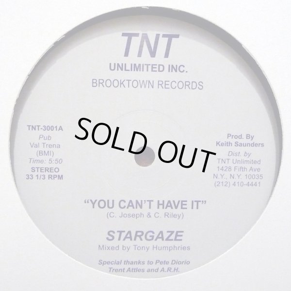 画像1: Stargaze - You Can't Have It  12" 