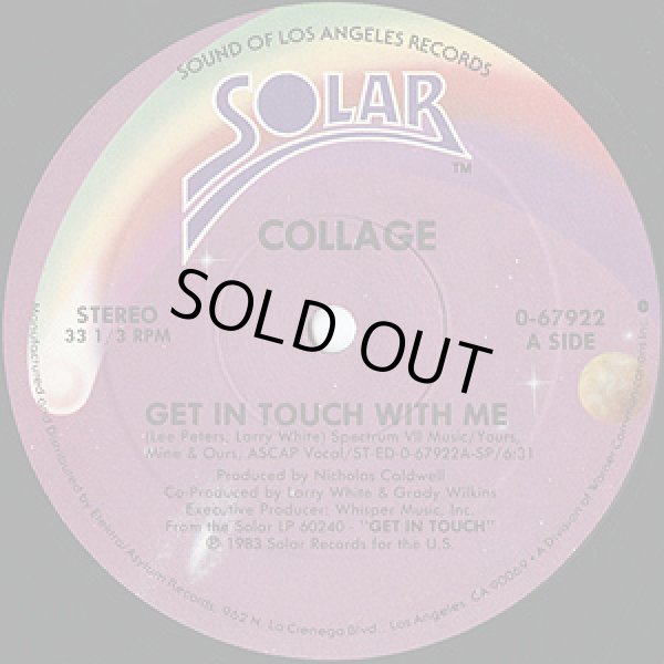 画像1: Collage - Get In Touch With Me  12"