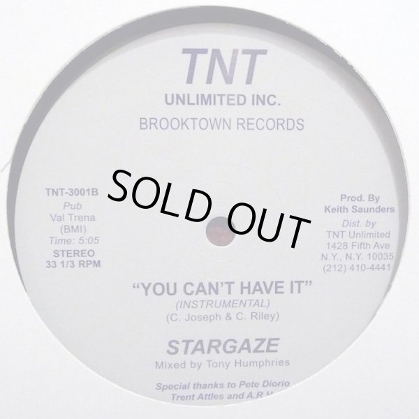 画像2: Stargaze - You Can't Have It  12" 