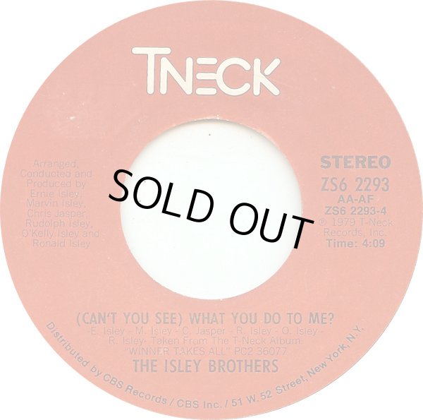 画像2: The Isley Brothers - Who Said ?/(Can't You See) What You Do To Me ?  7"