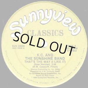 画像: K.C. And The Sunshine Band - That's The Way (I Like It) New Version 12"