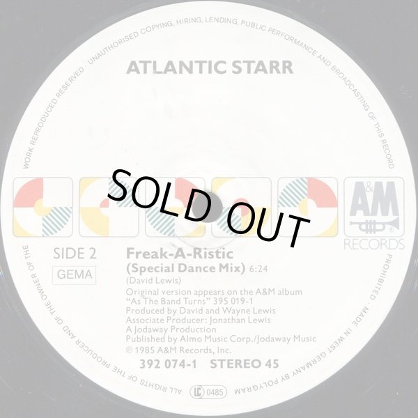 画像3: Atlantic Starr - Secret Lovers/Thank You/Freak-A-Ristic (Special Dance Mix)  12" 