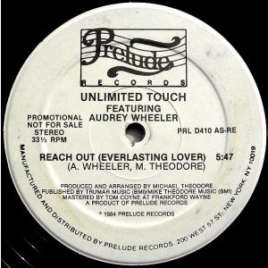 画像: Unlimited Touch Featuring Audrey Wheeler - Reach Out (Everlasting Lover)  12" 