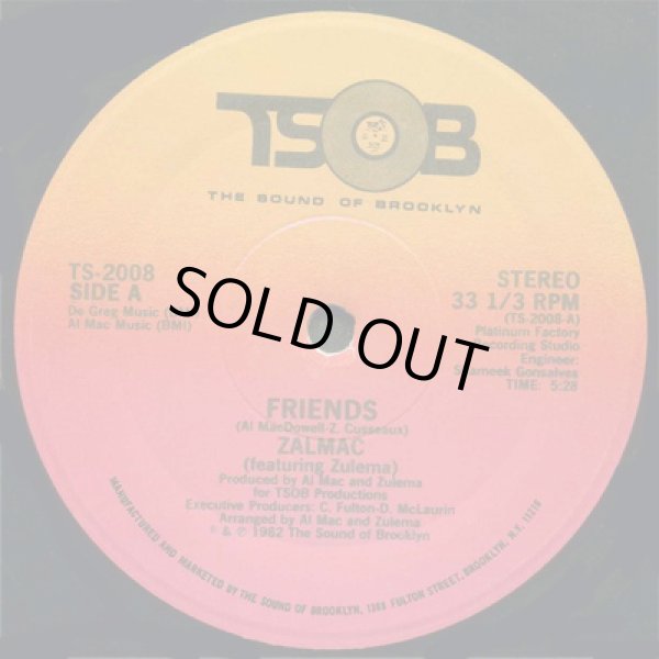 画像1: Zalmac Featuring Zulema - Friends  12"