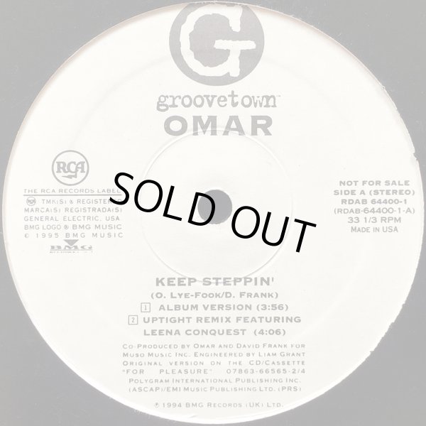 画像1: Omar - Keep Steppin'  12" 