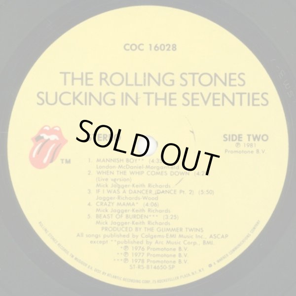 画像3: The Rolling Stones - Sucking In The Seventies  LP