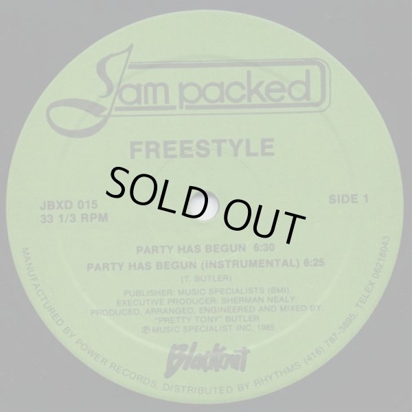 画像1: Freestyle - Party Has Begun/It's Automatic  12"