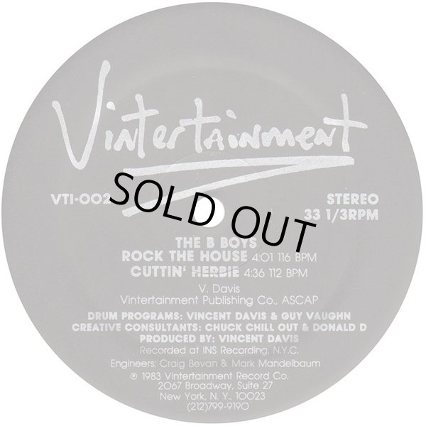 画像1: The B Boys - Rock The House/Cuttin' Herbie  12"