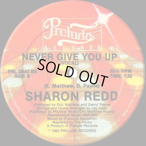 画像2: Sharon Redd‎ - In The Name Of Love/Never Give You Up  12"