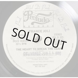画像: France Joli - The Heart To Break The Heart/Feel Like Dancing  12" 