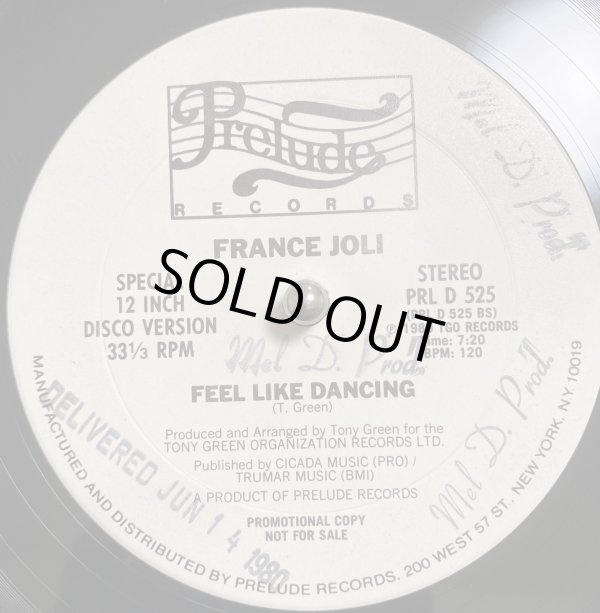 画像2: France Joli - The Heart To Break The Heart/Feel Like Dancing  12" 