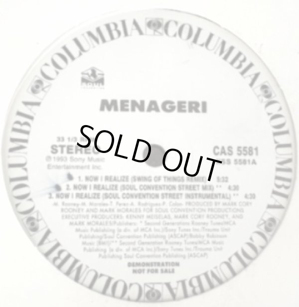 画像1: Menageri - Now I Realize (6Vers Promo)  12" 