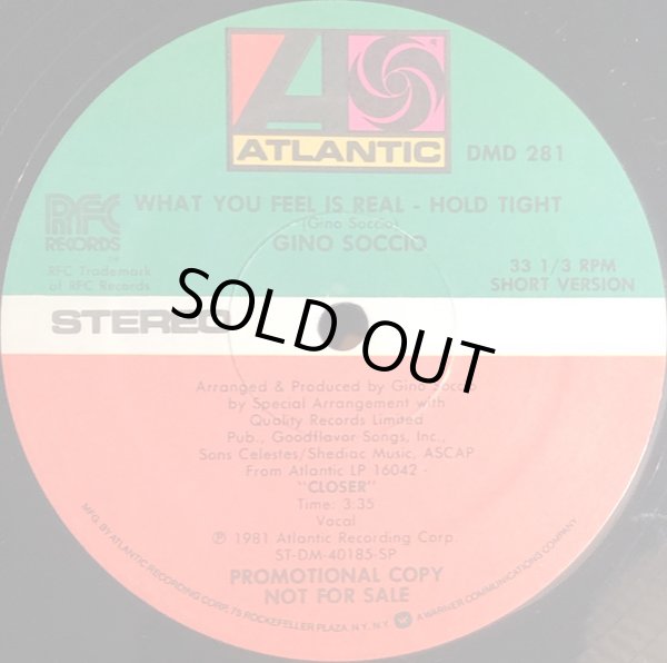 画像2: Gino Soccio - What You Feel Is Real - Hold Tight  12"