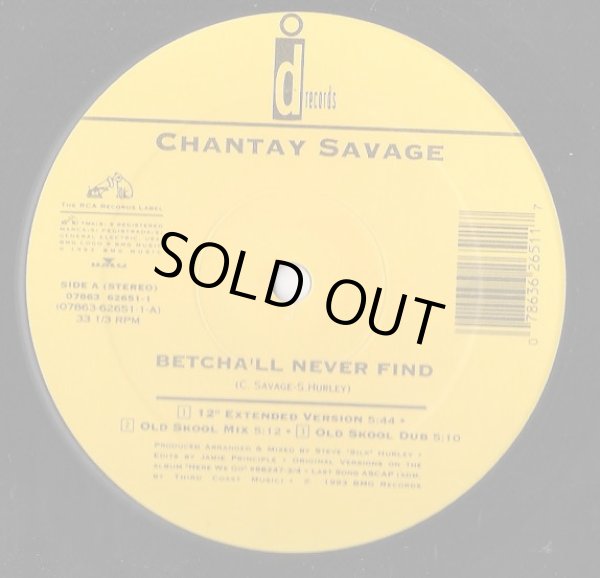 画像2: Chantay Savage - Betcha'll Never Find   12"