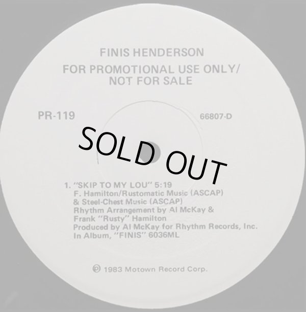 画像1: The Temptations/Finis Henderson - Surface Thrills/Skip To My Lou  12"