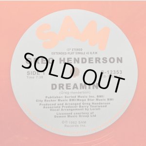 画像: Greg Henderson - Dreamin  12" 