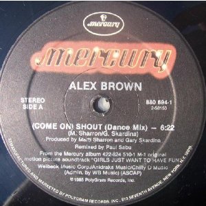 画像: Alex Brown - (Come On) Shout 12"