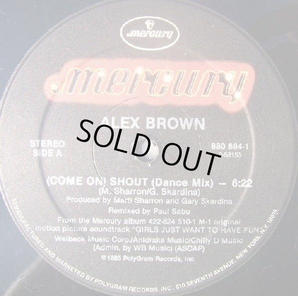 画像1: Alex Brown - (Come On) Shout  12" 