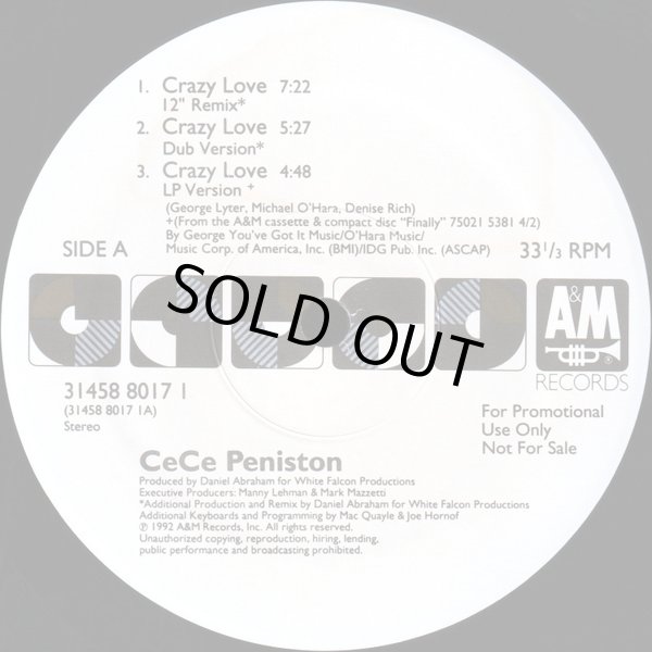 画像2: Ce Ce Peniston - Crazy Love  12"X2